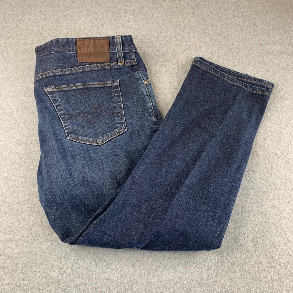 AG Adriano Goldschmied The Graduate Jeans Mens 38x30 Blue Tailored Leg Denim